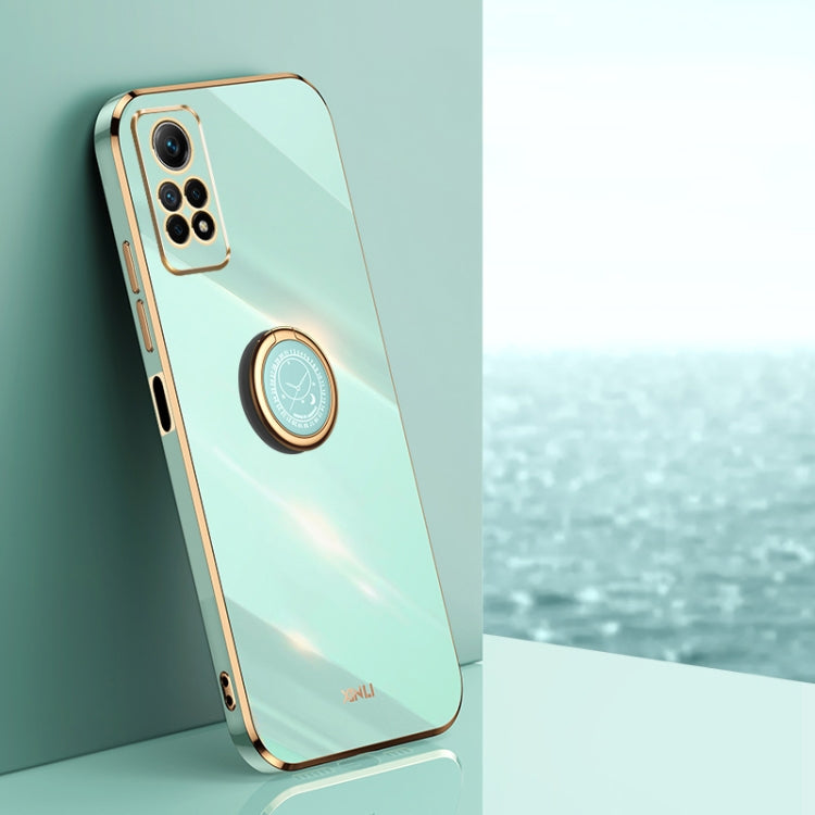 XINLI Straight Edge 6D Electroplate TPU Phone Case with Ring Holder, For Xiaomi Redmi Note 12R, For Xiaomi Redmi K70, For Xiaomi Redmi 12 4G, For Xiaomi Redmi Note 12S 4G, For Xiaomi Redmi Note 12 Pro 4G, For Xiaomi Redmi Note 12 Turbo
