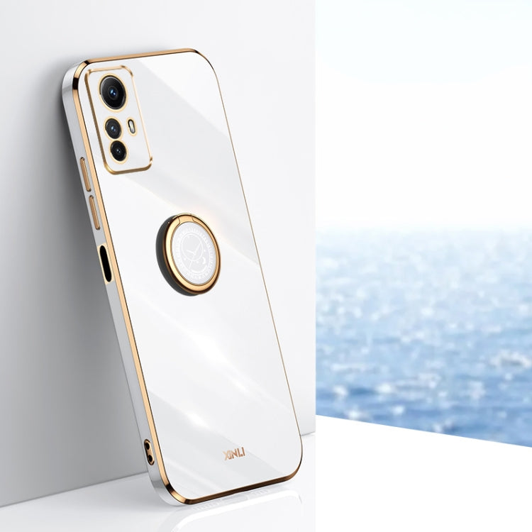 XINLI Straight Edge 6D Electroplate TPU Phone Case with Ring Holder, For Xiaomi Redmi Note 12R, For Xiaomi Redmi K70, For Xiaomi Redmi 12 4G, For Xiaomi Redmi Note 12S 4G, For Xiaomi Redmi Note 12 Pro 4G, For Xiaomi Redmi Note 12 Turbo
