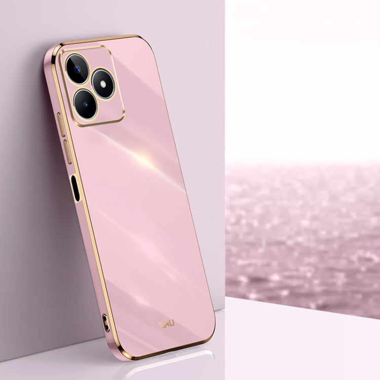 XINLI Straight 6D Plating Gold Edge TPU Phone Case, For Realme GT 7 Pro 5G, For Realme Note 60 4G, For Realme 13 Pro Global, For Realme 11 5G, For Realme C53 2023, For Realme 11 Pro+ 5G