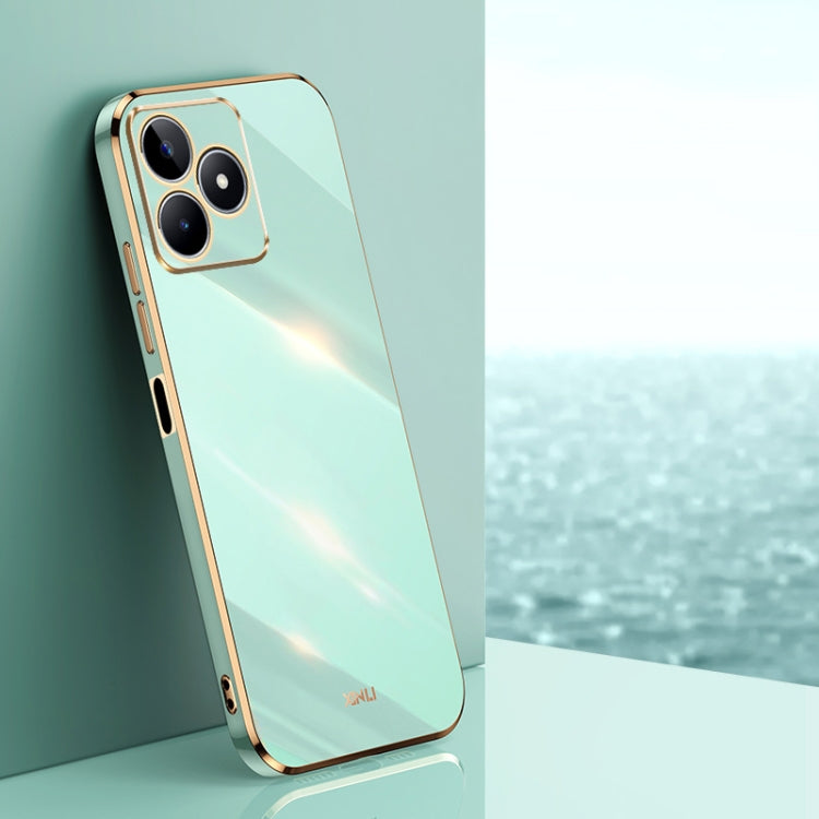 XINLI Straight 6D Plating Gold Edge TPU Phone Case, For Realme GT 7 Pro 5G, For Realme Note 60 4G, For Realme 13 Pro Global, For Realme 11 5G, For Realme C53 2023, For Realme 11 Pro+ 5G
