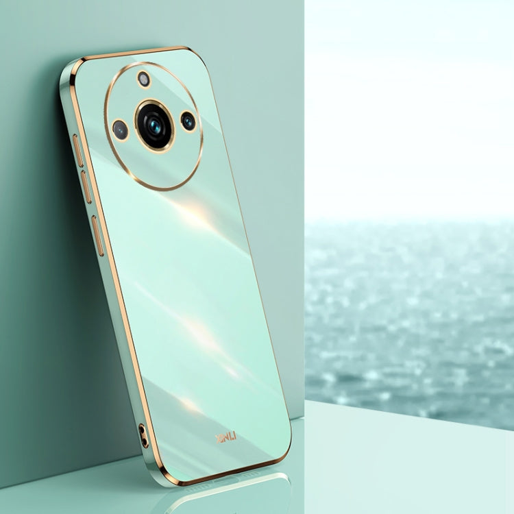 XINLI Straight 6D Plating Gold Edge TPU Phone Case, For Realme GT 7 Pro 5G, For Realme Note 60 4G, For Realme 13 Pro Global, For Realme 11 5G, For Realme C53 2023, For Realme 11 Pro+ 5G