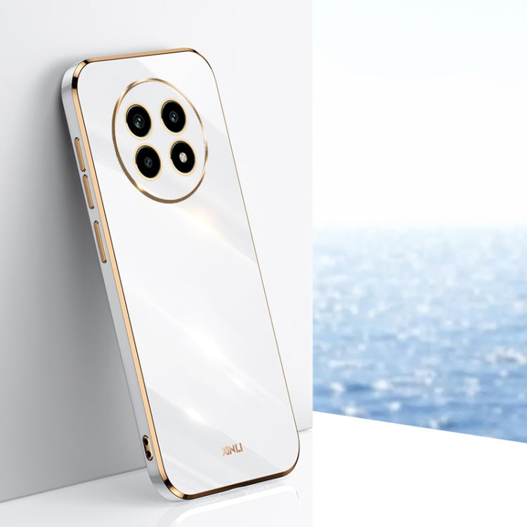 XINLI Straight 6D Plating Gold Edge TPU Phone Case, For Realme GT 7 Pro 5G, For Realme Note 60 4G, For Realme 13 Pro Global, For Realme 11 5G, For Realme C53 2023, For Realme 11 Pro+ 5G