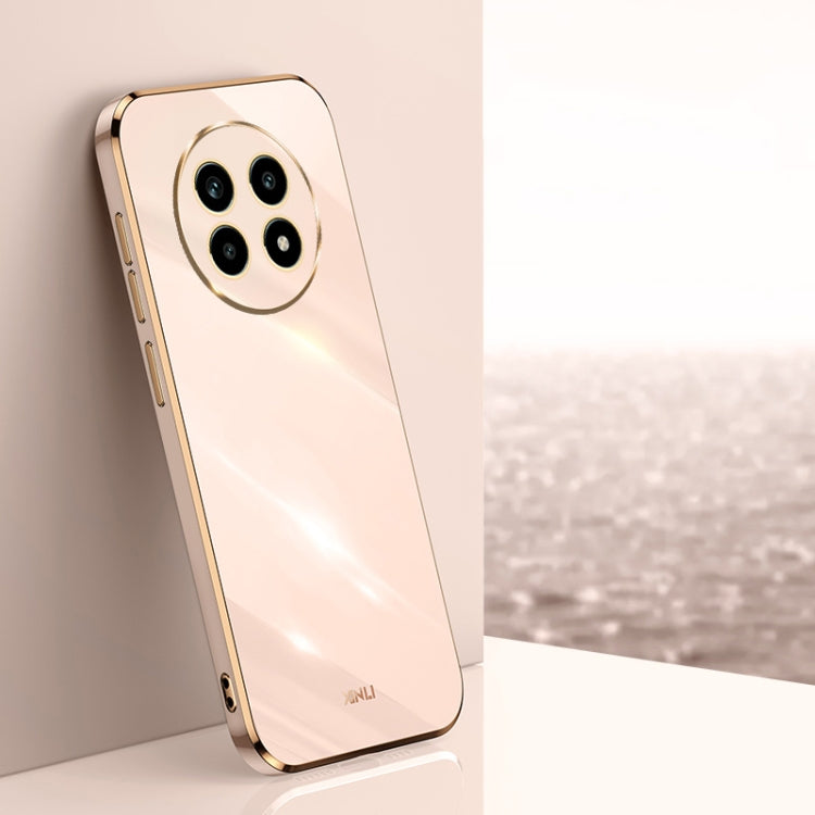 XINLI Straight 6D Plating Gold Edge TPU Phone Case, For Realme GT 7 Pro 5G, For Realme Note 60 4G, For Realme 13 Pro Global, For Realme 11 5G, For Realme C53 2023, For Realme 11 Pro+ 5G