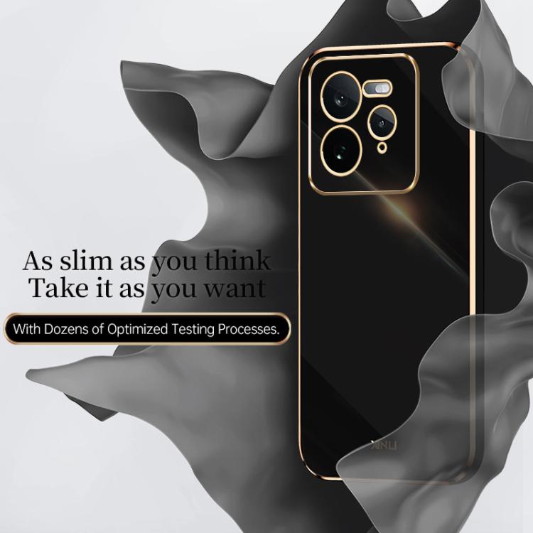 XINLI Straight 6D Plating Gold Edge TPU Phone Case, For Realme GT 7 Pro 5G, For Realme Note 60 4G, For Realme 13 Pro Global, For Realme 11 5G, For Realme C53 2023, For Realme 11 Pro+ 5G