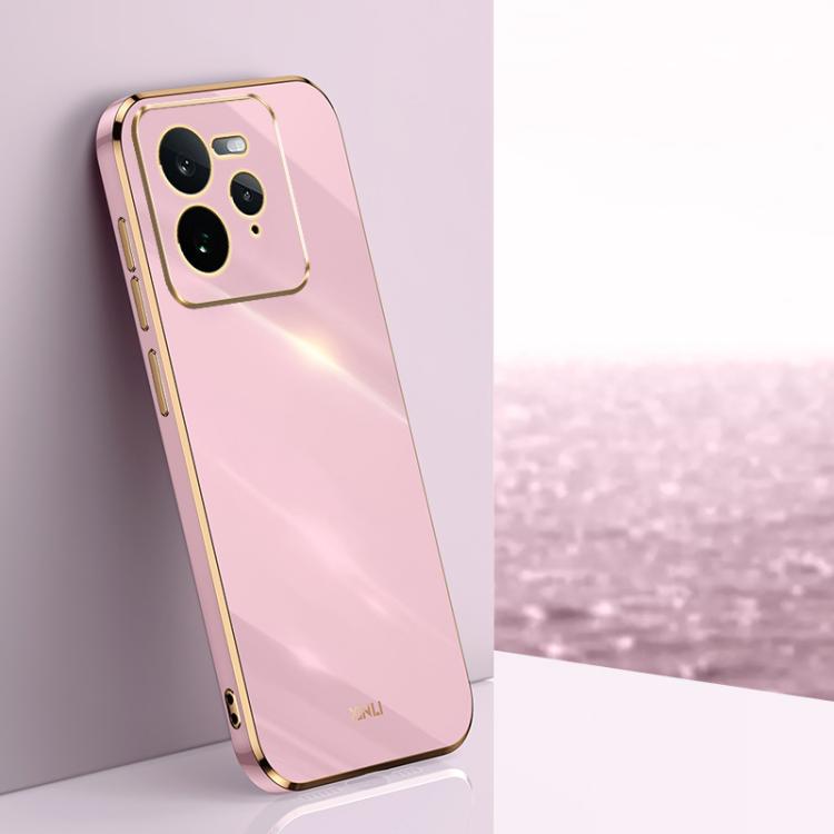 XINLI Straight 6D Plating Gold Edge TPU Phone Case, For Realme GT 7 Pro 5G, For Realme Note 60 4G, For Realme 13 Pro Global, For Realme 11 5G, For Realme C53 2023, For Realme 11 Pro+ 5G