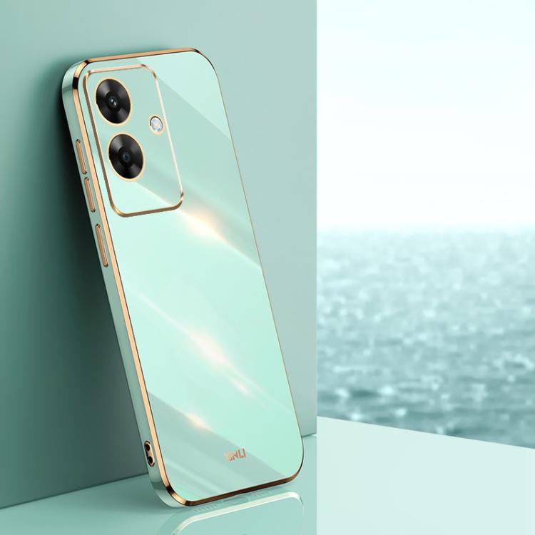 XINLI Straight 6D Plating Gold Edge TPU Phone Case, For Realme GT 7 Pro 5G, For Realme Note 60 4G, For Realme 13 Pro Global, For Realme 11 5G, For Realme C53 2023, For Realme 11 Pro+ 5G