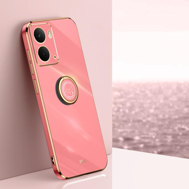 XINLI Straight Edge 6D Electroplate TPU Phone Case with Ring Holder, For Realme GT 8 Pro 5G, For Realme 15 5G Global, For Realme 14 5G Global, For Realme Neo7X, For Realme Neo7 SE, For Realme14 Pro+