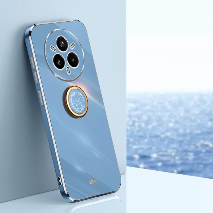 XINLI Straight Edge 6D Electroplate TPU Phone Case with Ring Holder, For Realme GT 8 Pro 5G, For Realme 15 5G Global, For Realme 14 5G Global, For Realme Neo7X, For Realme Neo7 SE, For Realme14 Pro+