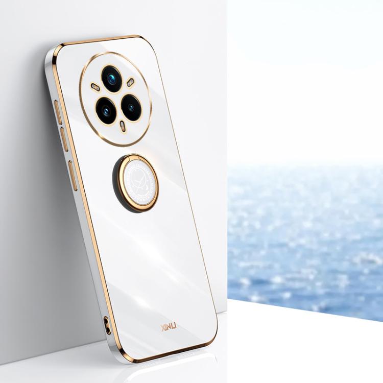 XINLI Straight Edge 6D Electroplate TPU Phone Case with Ring Holder, For Realme GT 8 Pro 5G, For Realme 15 5G Global, For Realme 14 5G Global, For Realme Neo7X, For Realme Neo7 SE, For Realme14 Pro+
