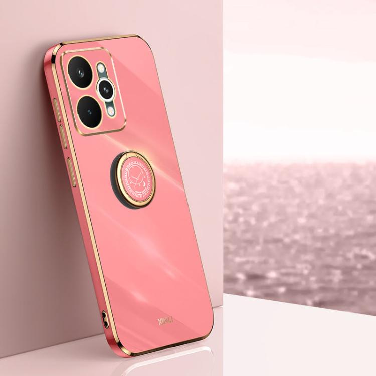XINLI Straight Edge 6D Electroplate TPU Phone Case with Ring Holder, For Realme GT 8 Pro 5G, For Realme 15 5G Global, For Realme 14 5G Global, For Realme Neo7X, For Realme Neo7 SE, For Realme14 Pro+
