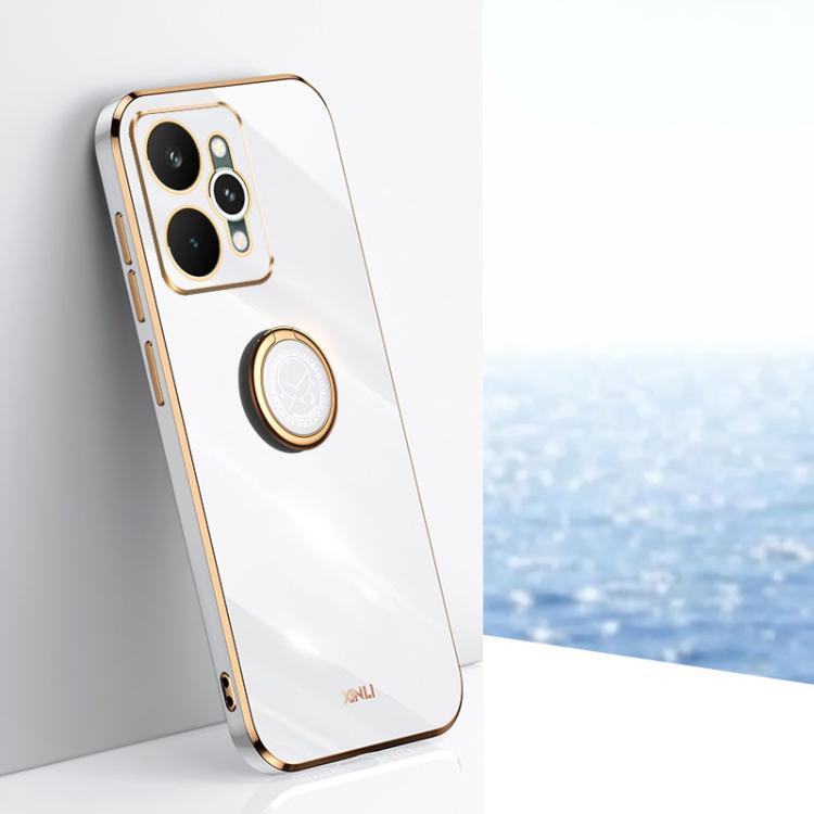 XINLI Straight Edge 6D Electroplate TPU Phone Case with Ring Holder, For Realme GT 8 Pro 5G, For Realme 15 5G Global, For Realme 14 5G Global, For Realme Neo7X, For Realme Neo7 SE, For Realme14 Pro+