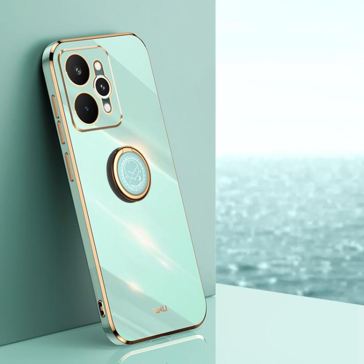 XINLI Straight Edge 6D Electroplate TPU Phone Case with Ring Holder, For Realme GT 8 Pro 5G, For Realme 15 5G Global, For Realme 14 5G Global, For Realme Neo7X, For Realme Neo7 SE, For Realme14 Pro+