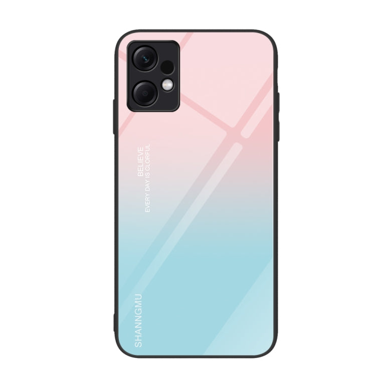 Colorful Painted Glass Phone Case, For Xiaomi Redmi Note 12 4G Global, For Xiaomi Redmi Note 12 Turbo