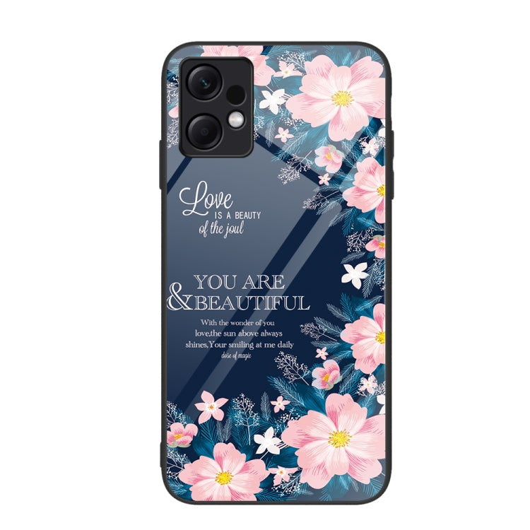 Colorful Painted Glass Phone Case, For Xiaomi Redmi Note 12 4G Global, For Xiaomi Redmi Note 12 Turbo
