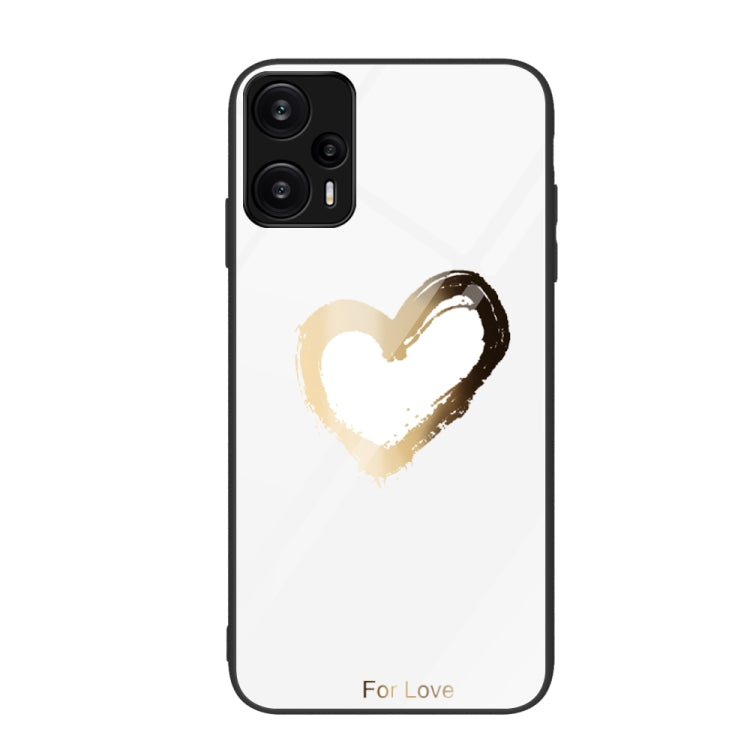 Colorful Painted Glass Phone Case, For Xiaomi Redmi Note 12 4G Global, For Xiaomi Redmi Note 12 Turbo