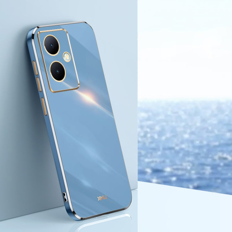 XINLI Straight Edge 6D Electroplate TPU Phone Case, For vivo Y35M+, For vivo S17, For vivo S17e, For vivo Y78+, For vivo iQOO Pro