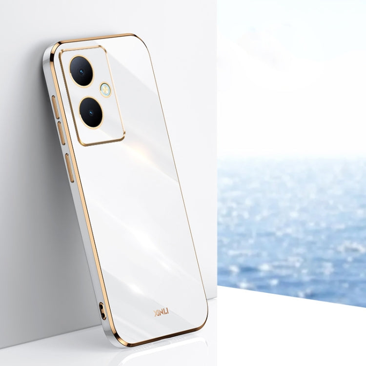 XINLI Straight Edge 6D Electroplate TPU Phone Case, For vivo Y35M+, For vivo S17, For vivo S17e, For vivo Y78+, For vivo iQOO Pro