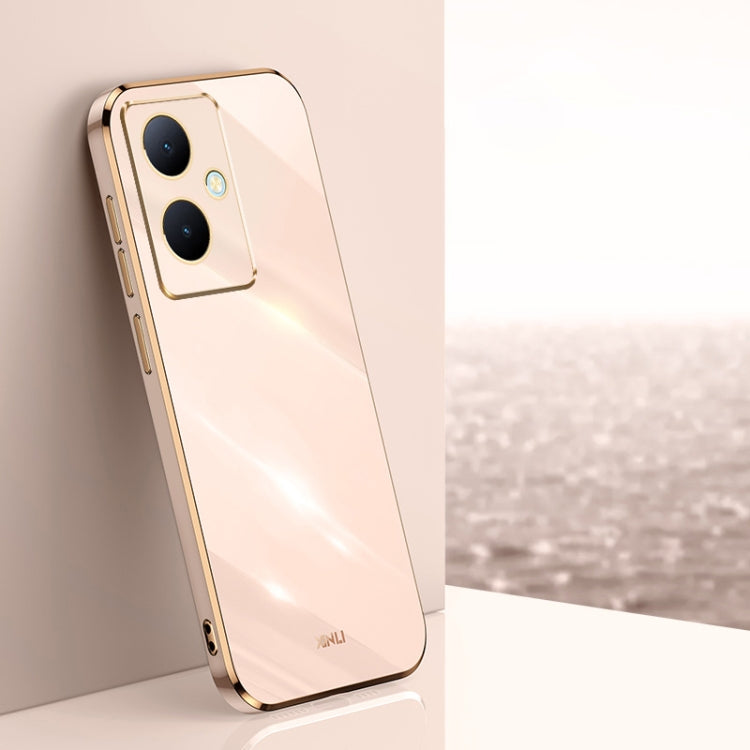 XINLI Straight Edge 6D Electroplate TPU Phone Case, For vivo Y35M+, For vivo S17, For vivo S17e, For vivo Y78+, For vivo iQOO Pro
