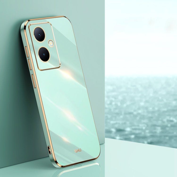 XINLI Straight Edge 6D Electroplate TPU Phone Case, For vivo Y35M+, For vivo S17, For vivo S17e, For vivo Y78+, For vivo iQOO Pro