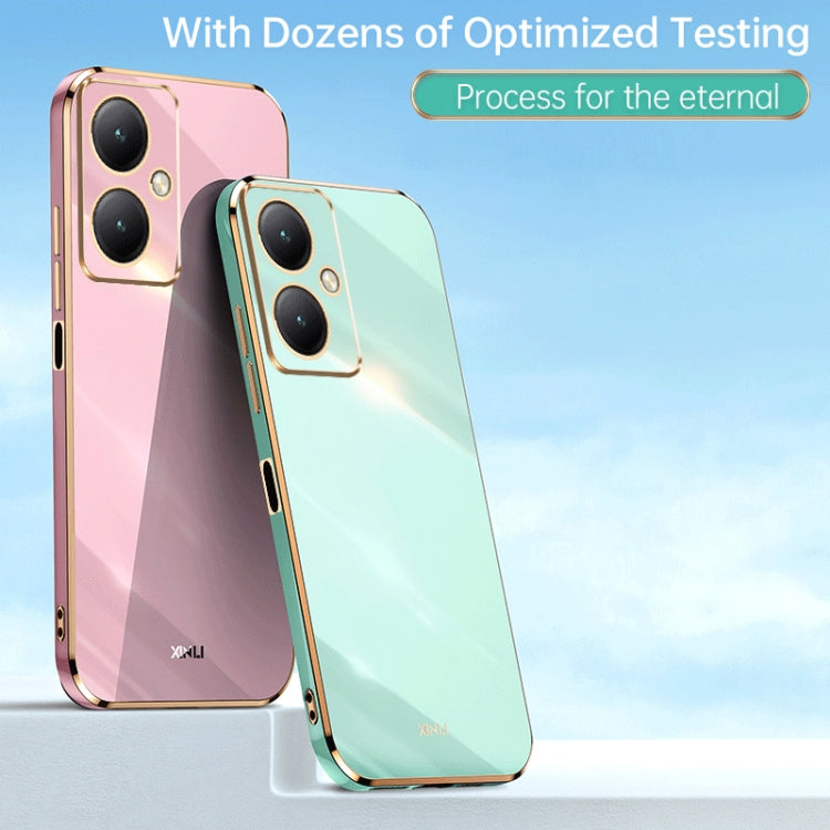 XINLI Straight Edge 6D Electroplate TPU Phone Case, For vivo Y35M+, For vivo S17, For vivo S17e, For vivo Y78+, For vivo iQOO Pro