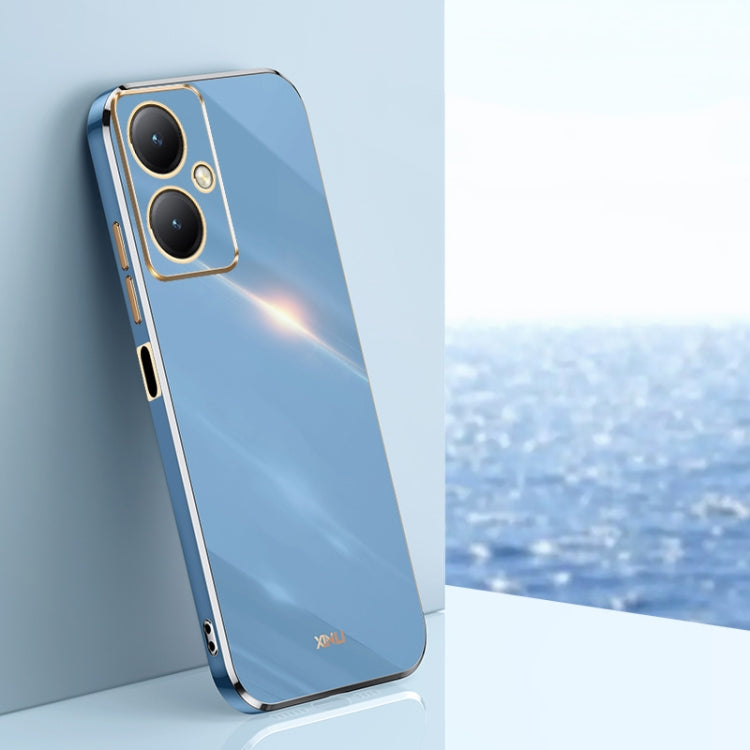 XINLI Straight Edge 6D Electroplate TPU Phone Case, For vivo Y35M+, For vivo S17, For vivo S17e, For vivo Y78+, For vivo iQOO Pro