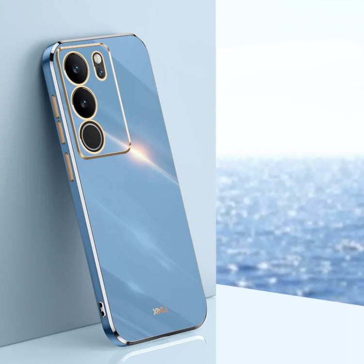 XINLI Straight Edge 6D Electroplate TPU Phone Case, For vivo Y35M+, For vivo S17, For vivo S17e, For vivo Y78+, For vivo iQOO Pro