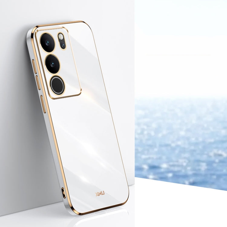 XINLI Straight Edge 6D Electroplate TPU Phone Case, For vivo Y35M+, For vivo S17, For vivo S17e, For vivo Y78+, For vivo iQOO Pro