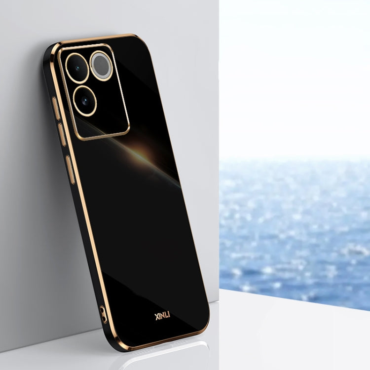 XINLI Straight Edge 6D Electroplate TPU Phone Case, For vivo Y35M+, For vivo S17, For vivo S17e, For vivo Y78+, For vivo iQOO Pro