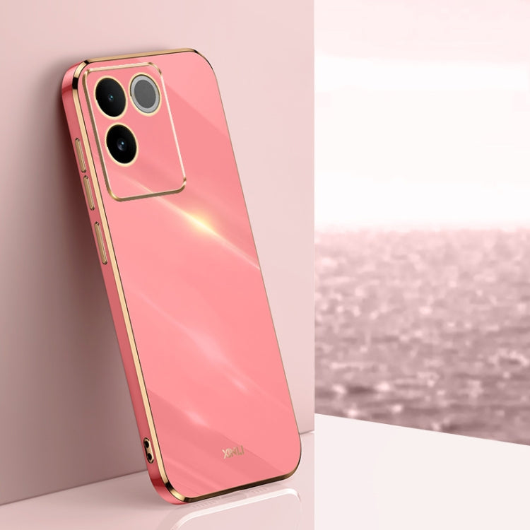 XINLI Straight Edge 6D Electroplate TPU Phone Case, For vivo Y35M+, For vivo S17, For vivo S17e, For vivo Y78+, For vivo iQOO Pro