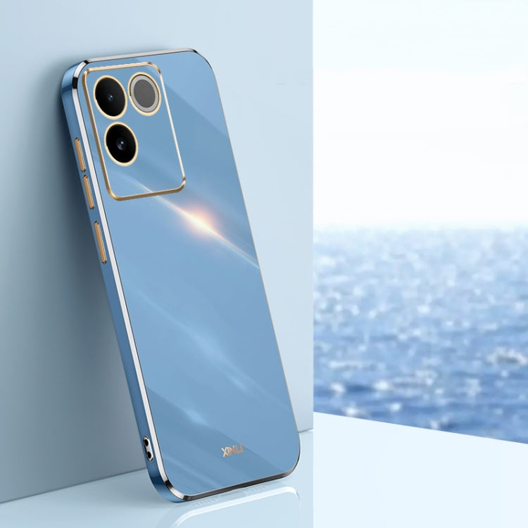 XINLI Straight Edge 6D Electroplate TPU Phone Case, For vivo Y35M+, For vivo S17, For vivo S17e, For vivo Y78+, For vivo iQOO Pro