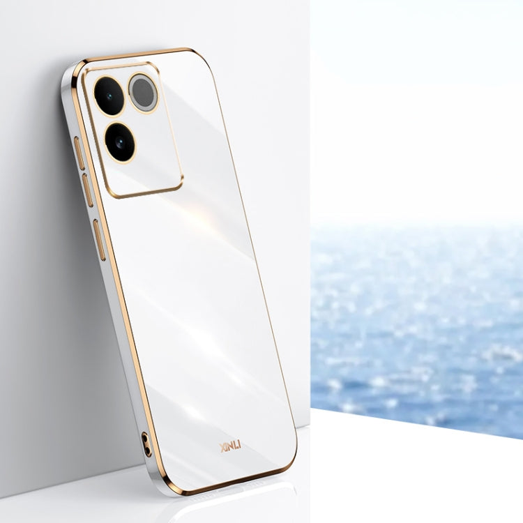XINLI Straight Edge 6D Electroplate TPU Phone Case, For vivo Y35M+, For vivo S17, For vivo S17e, For vivo Y78+, For vivo iQOO Pro