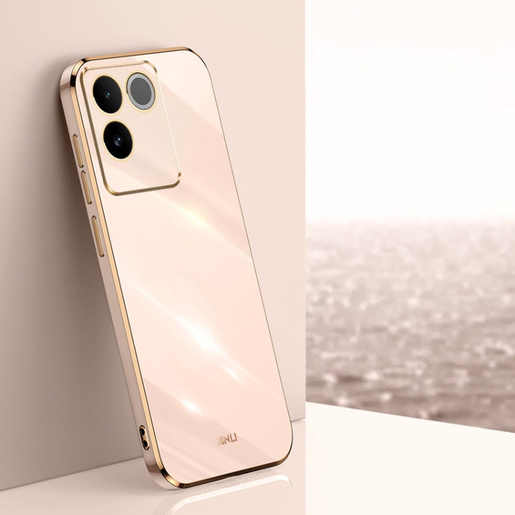 XINLI Straight Edge 6D Electroplate TPU Phone Case, For vivo Y35M+, For vivo S17, For vivo S17e, For vivo Y78+, For vivo iQOO Pro