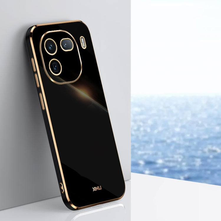 XINLI Straight Edge 6D Electroplate TPU Phone Case, For vivo S18 Pro, For vivo S18e, For vivo X100 Pro 5G, For vivo iQOO 12 Pro 5G, For vivo iQOO 12 5G, For vivo Y17S 4G