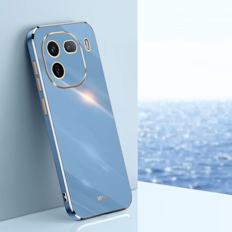 XINLI Straight Edge 6D Electroplate TPU Phone Case, For vivo S18 Pro, For vivo S18e, For vivo X100 Pro 5G, For vivo iQOO 12 Pro 5G, For vivo iQOO 12 5G, For vivo Y17S 4G