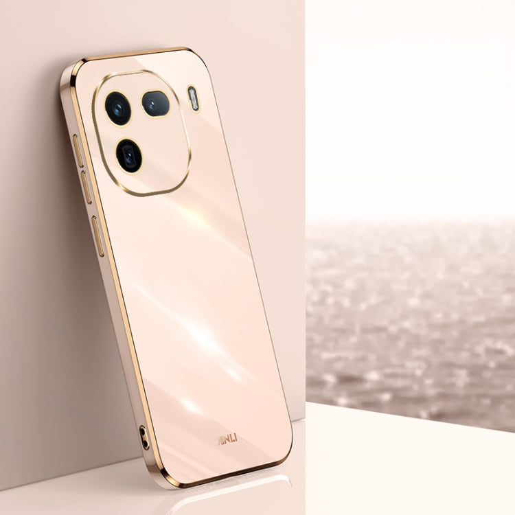 XINLI Straight Edge 6D Electroplate TPU Phone Case, For vivo S18 Pro, For vivo S18e, For vivo X100 Pro 5G, For vivo iQOO 12 Pro 5G, For vivo iQOO 12 5G, For vivo Y17S 4G