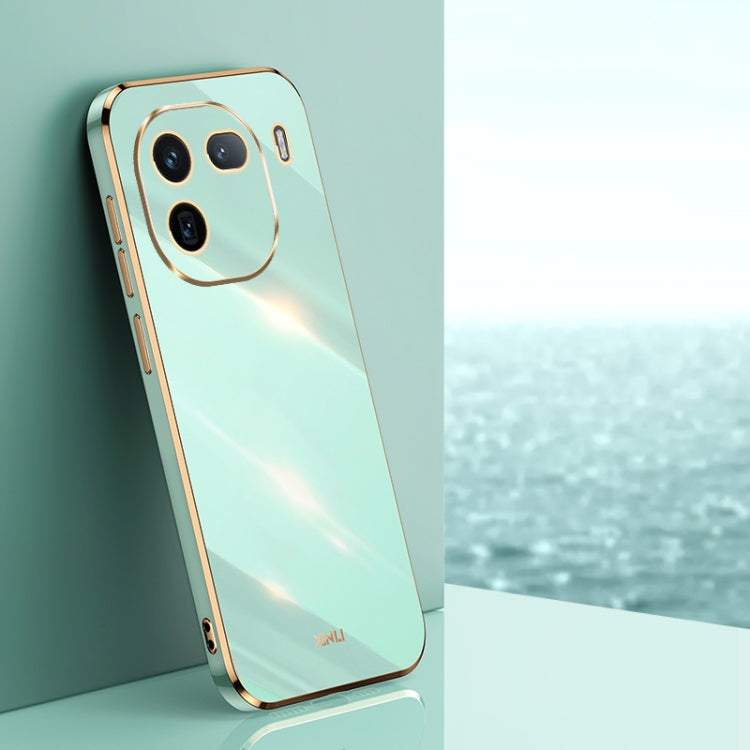 XINLI Straight Edge 6D Electroplate TPU Phone Case, For vivo S18 Pro, For vivo S18e, For vivo X100 Pro 5G, For vivo iQOO 12 Pro 5G, For vivo iQOO 12 5G, For vivo Y17S 4G