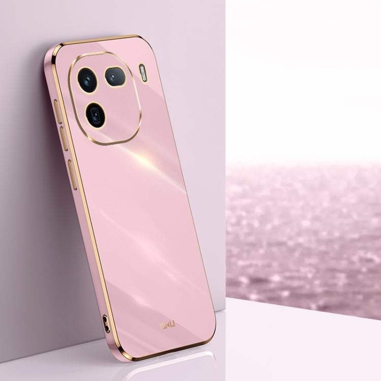 XINLI Straight Edge 6D Electroplate TPU Phone Case, For vivo S18 Pro, For vivo S18e, For vivo X100 Pro 5G, For vivo iQOO 12 Pro 5G, For vivo iQOO 12 5G, For vivo Y17S 4G