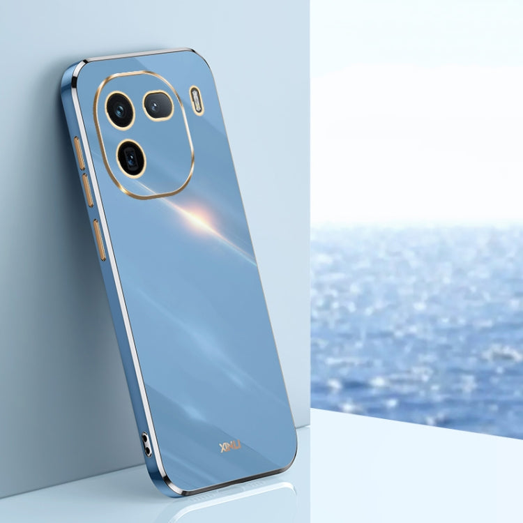 XINLI Straight Edge 6D Electroplate TPU Phone Case, For vivo S18 Pro, For vivo S18e, For vivo X100 Pro 5G, For vivo iQOO 12 Pro 5G, For vivo iQOO 12 5G, For vivo Y17S 4G