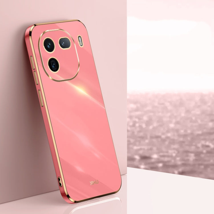 XINLI Straight Edge 6D Electroplate TPU Phone Case, For vivo S18 Pro, For vivo S18e, For vivo X100 Pro 5G, For vivo iQOO 12 Pro 5G, For vivo iQOO 12 5G, For vivo Y17S 4G