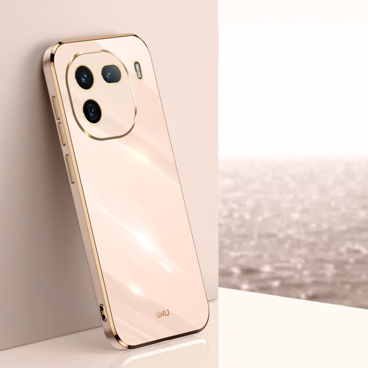 XINLI Straight Edge 6D Electroplate TPU Phone Case, For vivo S18 Pro, For vivo S18e, For vivo X100 Pro 5G, For vivo iQOO 12 Pro 5G, For vivo iQOO 12 5G, For vivo Y17S 4G