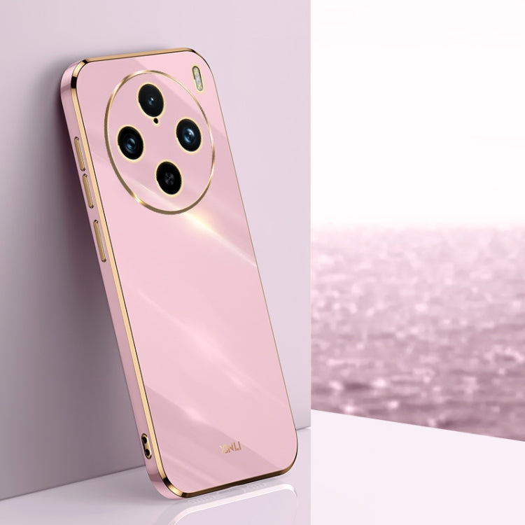 XINLI Straight Edge 6D Electroplate TPU Phone Case, For vivo S18 Pro, For vivo S18e, For vivo X100 Pro 5G, For vivo iQOO 12 Pro 5G, For vivo iQOO 12 5G, For vivo Y17S 4G