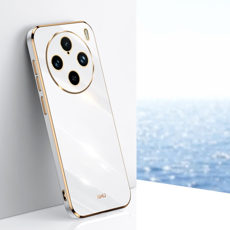 XINLI Straight Edge 6D Electroplate TPU Phone Case, For vivo S18 Pro, For vivo S18e, For vivo X100 Pro 5G, For vivo iQOO 12 Pro 5G, For vivo iQOO 12 5G, For vivo Y17S 4G