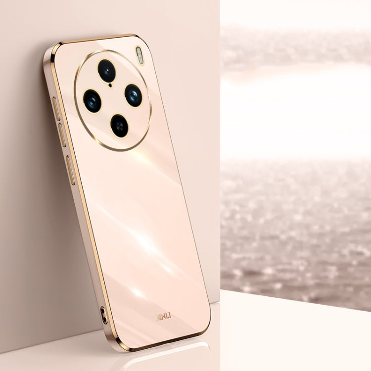 XINLI Straight Edge 6D Electroplate TPU Phone Case, For vivo S18 Pro, For vivo S18e, For vivo X100 Pro 5G, For vivo iQOO 12 Pro 5G, For vivo iQOO 12 5G, For vivo Y17S 4G