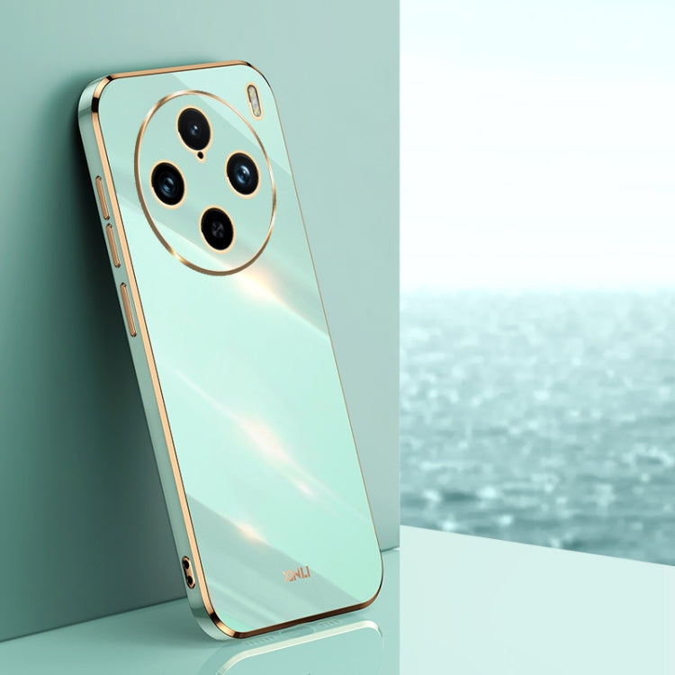 XINLI Straight Edge 6D Electroplate TPU Phone Case, For vivo S18 Pro, For vivo S18e, For vivo X100 Pro 5G, For vivo iQOO 12 Pro 5G, For vivo iQOO 12 5G, For vivo Y17S 4G