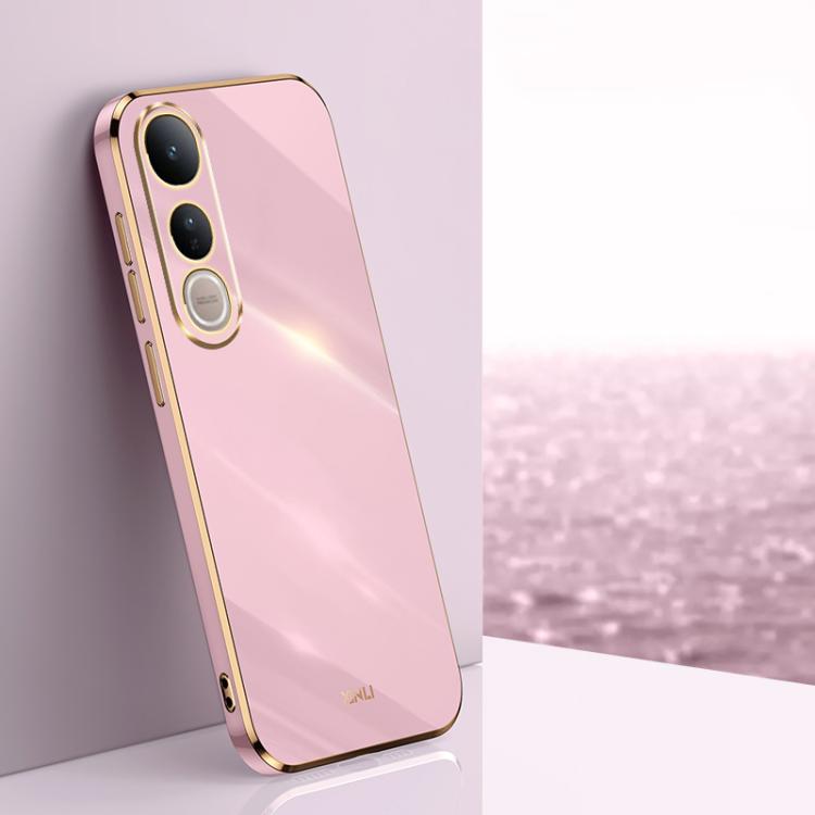 XINLI Straight Edge 6D Electroplate TPU Phone Case, For vivo S30 Pro mini 5G, For vivo S30 5G, For vivo X200 Ultra, For vivo V50 Lite, For vivo V50, For vivo Y300 Pro