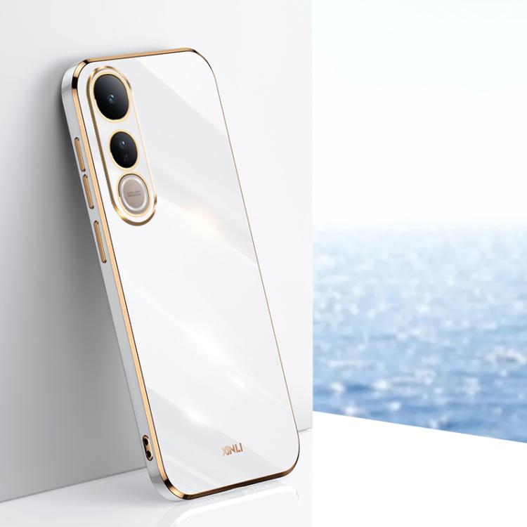 XINLI Straight Edge 6D Electroplate TPU Phone Case, For vivo S30 Pro mini 5G, For vivo S30 5G, For vivo X200 Ultra, For vivo V50 Lite, For vivo V50, For vivo Y300 Pro