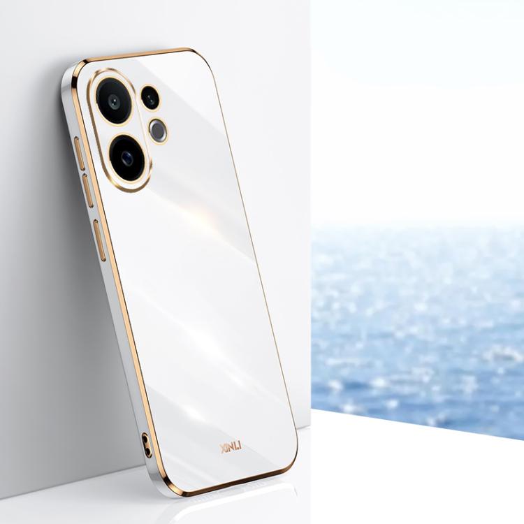 XINLI Straight Edge 6D Electroplate TPU Phone Case, For vivo S30 Pro mini 5G, For vivo S30 5G, For vivo X200 Ultra, For vivo V50 Lite, For vivo V50, For vivo Y300 Pro