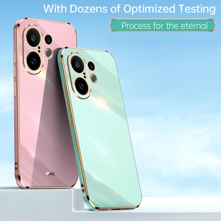 XINLI Straight Edge 6D Electroplate TPU Phone Case, For vivo S30 Pro mini 5G, For vivo S30 5G, For vivo X200 Ultra, For vivo V50 Lite, For vivo V50, For vivo Y300 Pro