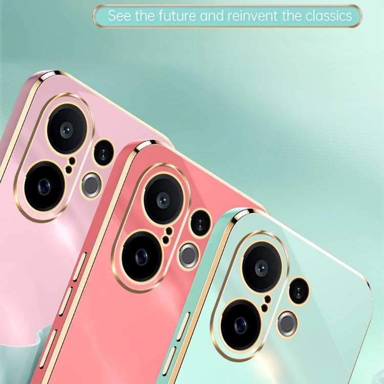 XINLI Straight Edge 6D Electroplate TPU Phone Case, For vivo S30 Pro mini 5G, For vivo S30 5G, For vivo X200 Ultra, For vivo V50 Lite, For vivo V50, For vivo Y300 Pro