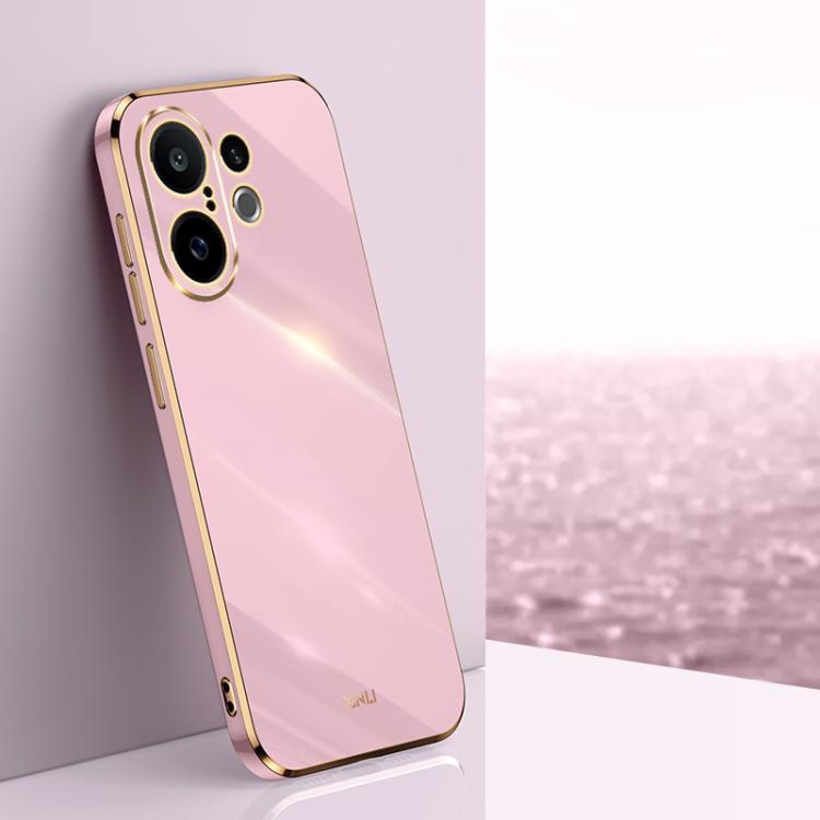 XINLI Straight Edge 6D Electroplate TPU Phone Case, For vivo S30 Pro mini 5G, For vivo S30 5G, For vivo X200 Ultra, For vivo V50 Lite, For vivo V50, For vivo Y300 Pro